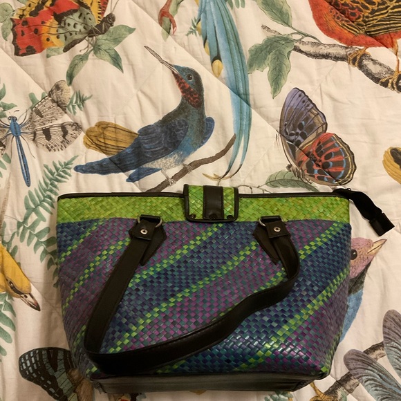 Basket weave tote bag - Picture 5 of 13